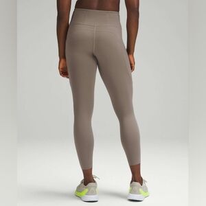 Lululemon NWT Fast & Free High Rise 25" Leggings Carbon Dust 12